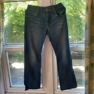 7 for all mankind bootcut blue jeans